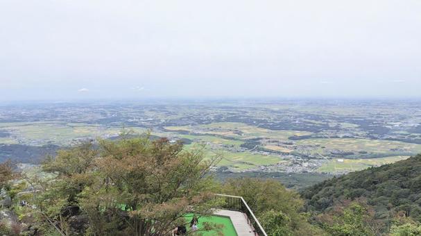 筑波山からの景色 筑波山からの景色の写真