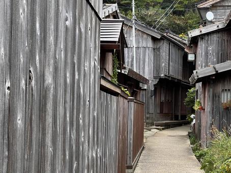 集落の路地 集落の路地 路地,路地裏,町並みの写真素材