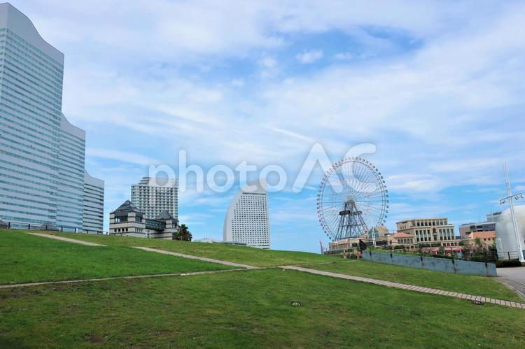 横浜　みなとみらい みなとみらい,横浜,風景の写真素材