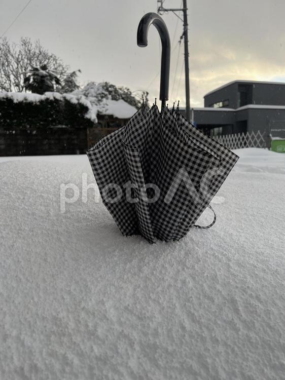 冬景色 雪,積雪,冬の写真素材