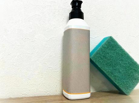 Dish sponge and dish soap bottle set, JPG Dish sponge and dish soap bottle set, JPG