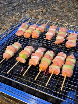 焼き鳥 焼き鳥の写真