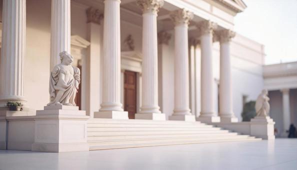 美術館委の立派な入口 美術館委の立派な入口の写真