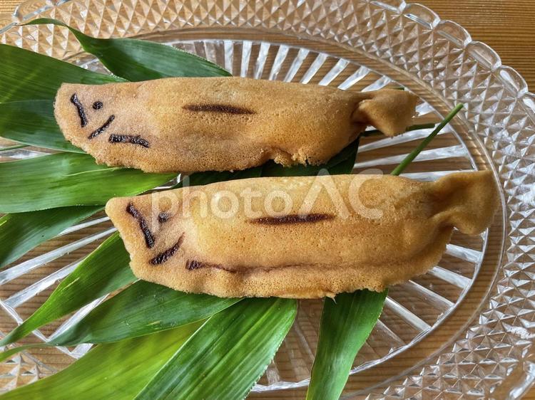 京の初夏を味わう｜京都・若鮎の和菓子 和菓子,京都,夏の写真素材