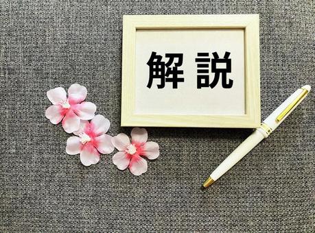 ビジネスで使える「解説」の文字 ビジネスで使える「解説」の文字 解説,説明,論説の写真素材