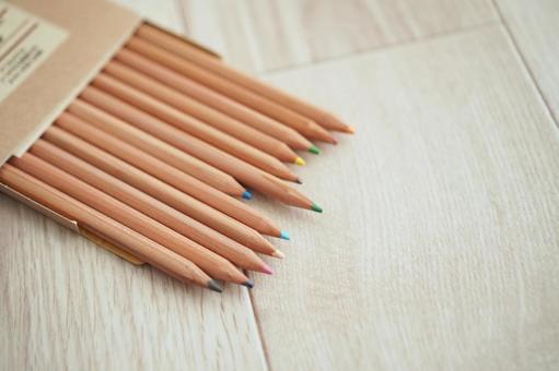 12色の色えんぴつ 色えんぴつ,12色,描くの写真素材