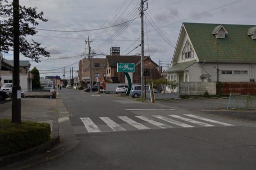 閑散とした真岡駅周辺 閑散とした真岡駅周辺の写真
