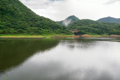 南川ダムの風景⒀ 南川ダムの風景⒀ ダム,ダム湖,南川ダムの写真素材