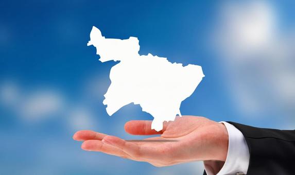 新宿区のイメージ画像、新宿区の地図 新宿区,新宿,地図の写真素材