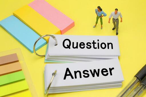 Q＆A　お問い合わせのイメージ クエスチョン,q＆a,faqの写真素材