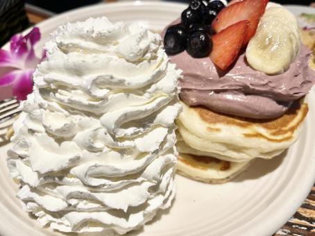 ハワイアンパンケーキ ハワイアンパンケーキ パンケーキ,ホットケーキ,スイーツの写真素材