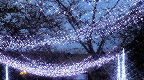 御殿場高原時之栖のイルミネーション イルミネーション,夜景,ライトアップの写真素材