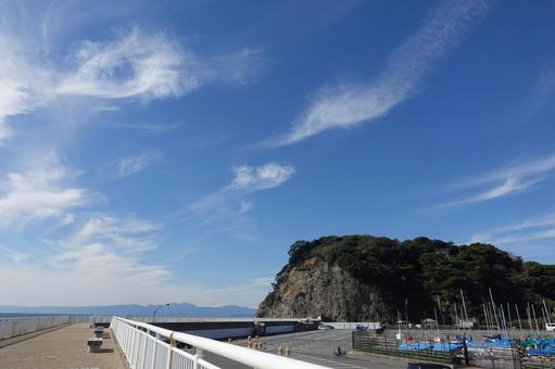 江ノ島 江ノ島,江の島,海の写真素材