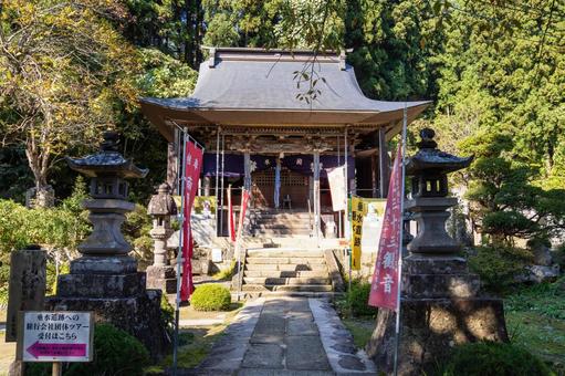 山寺千手院⑵ 寺院,宝珠山千手院,天台宗の写真素材