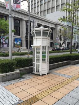 電話ボックス 電話ボックス 電話ボックス,神戸,街の景色の写真素材