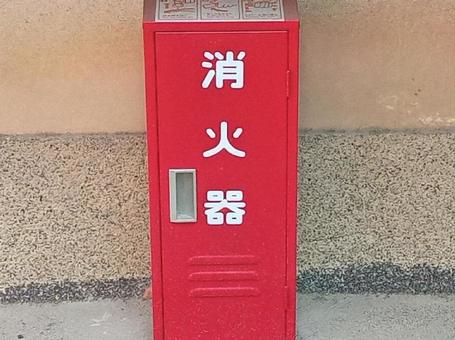 消火器ボックス(格納箱) 消火器ボックス(格納箱) 消火器ボックス,格納箱,消火器の写真素材