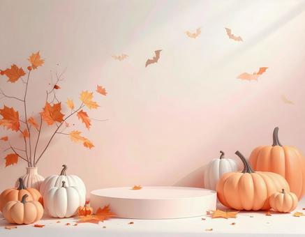 パステルカラーなハロウィン飾り パステルカラーなハロウィン飾りの写真