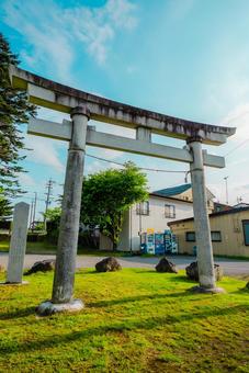 【長野】軽井沢駅の周辺 軽井沢,駅,長野の写真素材