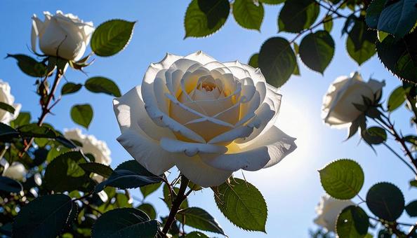ホワイトローズの写真