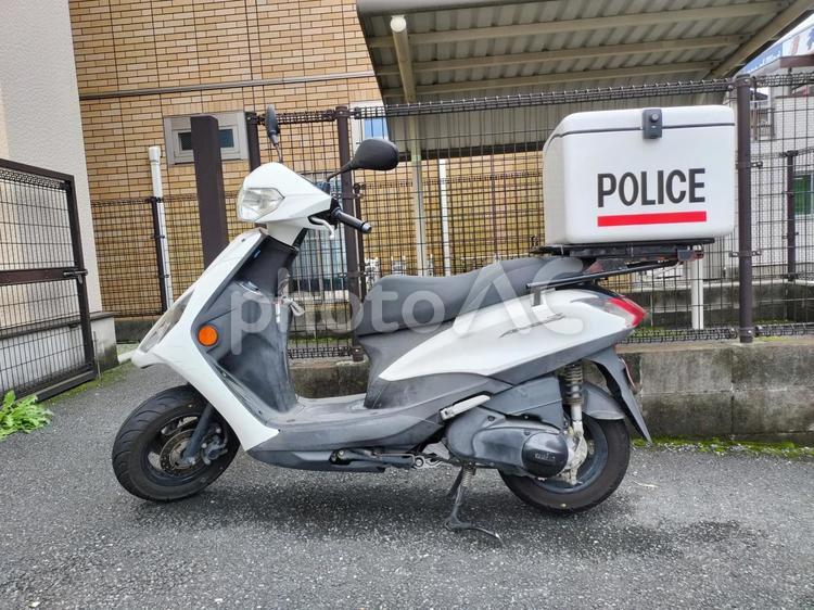 交番用バイク バイク,警察,交番の写真素材