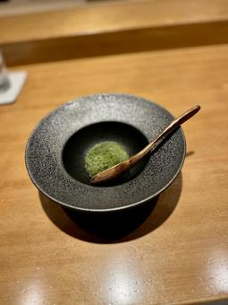 抹茶のシャーベット 抹茶のシャーベットの写真