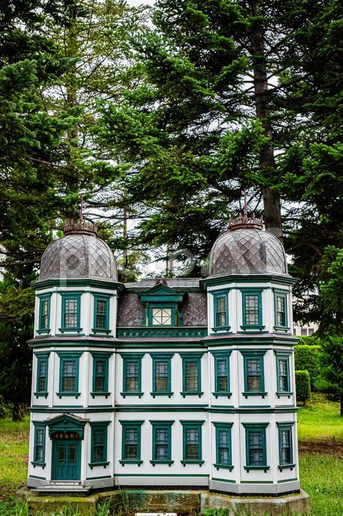 青森県　弘前市　ミニチュア建造物 青森,青森県,観光の写真素材