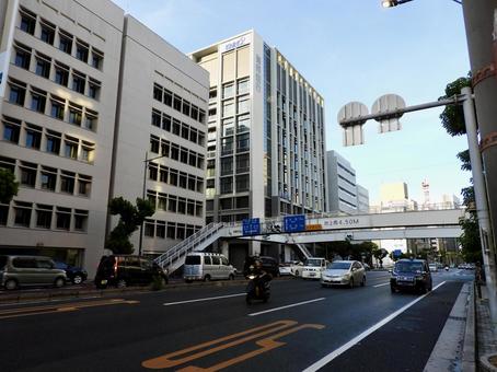 那覇市松山の国道58号沿線の都市景観 那覇市松山の国道58号沿線の都市景観 那覇市,松山,久茂地の写真素材