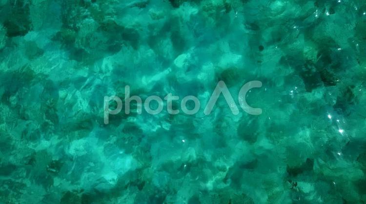 テクスチャ　青い海　1　ちゅらたび　沖縄 青い海,ナガンヌ島,テクスチャの写真素材