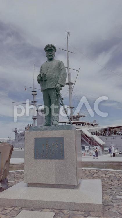 東郷平八郎像 日露戦争,日本海軍,元帥の写真素材