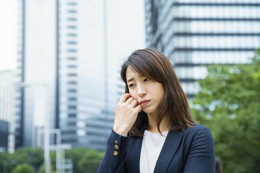 Annoying business woman, female, business, japanese, JPG