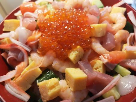 Photo, comida, sushi, cuenco de arroz, 