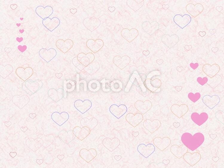 和紙イメージのハート ハート,テクスチャー,和紙の写真素材