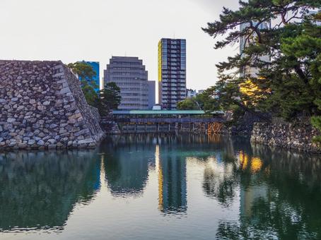 【香川県】高松市・玉藻公園 玉藻公園,高松城跡,高松市の写真素材