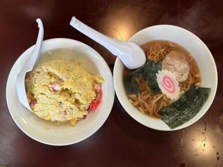 Ramen fried rice set, JPG Ramen fried rice set, JPG