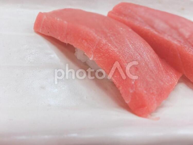 マグロの鮨 マグロ,鮨,コピースペースの写真素材