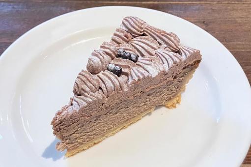 チョコレートのタルト チョコレートのタルト チョコレートタルト,タルト,ケーキの写真素材