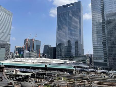 東京駅 丸の内から八重洲を見る 東京駅 丸の内から八重洲を見るの写真