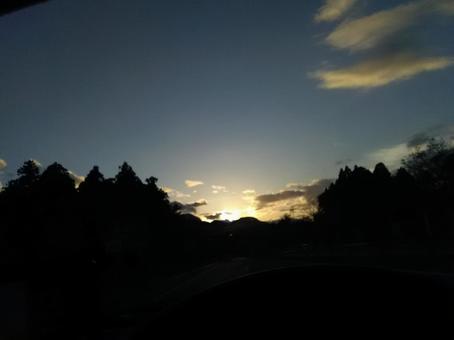 夕暮れ 夕暮れの写真