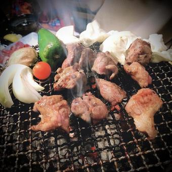 ラム肉と野菜③-網焼肉- ラム肉と野菜③-網焼肉-の写真