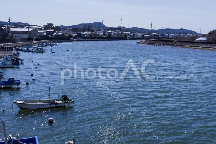 福江港5（田原市） 福江港,釣り,港の写真素材