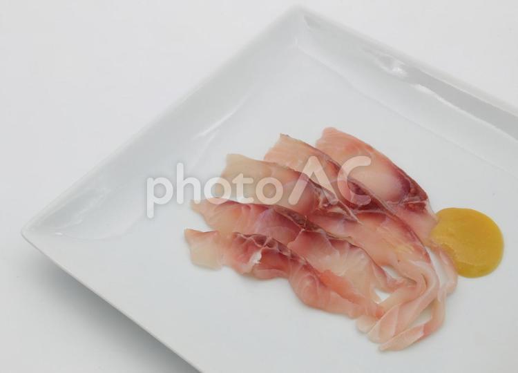 鯉のあらい（生食用） 鯉のあらい,鯉,洗いの写真素材