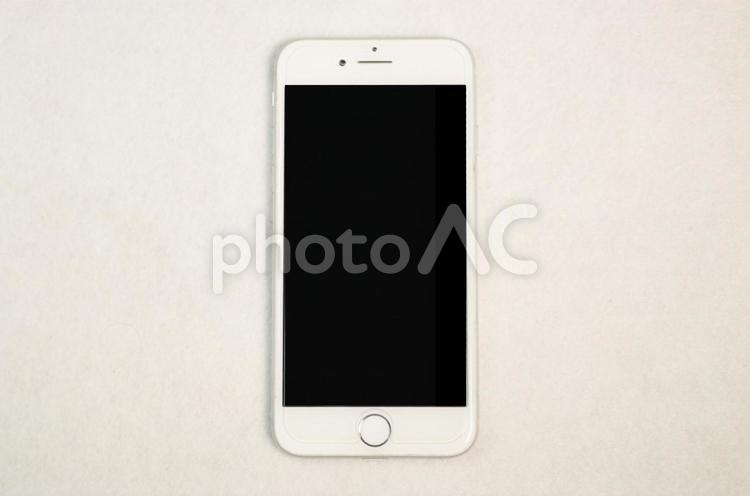 スマホを正面から撮影 iphone,スマホ,正面の写真素材