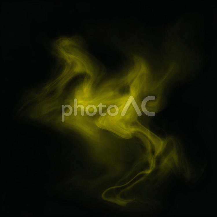 湯気　煙のイメージ　psd レイヤー別　yellow おなら,湯気,煙の写真素材