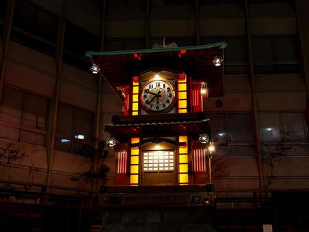 坊ちゃんからくり時計 坊ちゃんからくり時計,道後温泉,愛媛県の写真素材