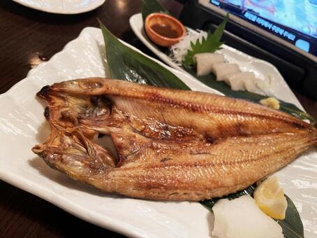 焼き魚（ほっけ） 北海道,ホッケ,干物の写真素材