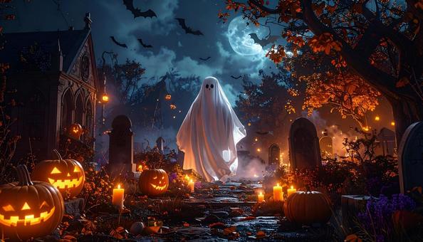 ハロウィンおばけの写真