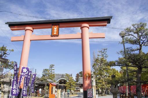 大垣八幡神社 大垣八幡神社,八幡神社,神社の写真素材