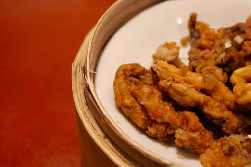中華料理店のイカ天の香り炒め 中華料理店のイカ天の香り炒めの写真