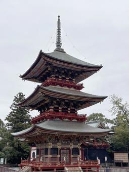 成田山新勝寺の三重塔 成田山新勝寺の三重塔 寺院,成田山新勝寺,三重塔の写真素材