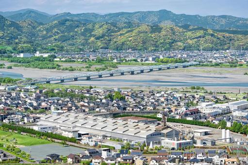 島田市 金谷の街並み(静岡) 島田市 金谷の街並み(静岡)の写真
